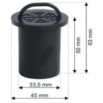 [jamais utilise] filtre a charbon cave a vin pour refrigerateur whirlpool - 481248128177