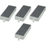 Filtre � charbon longue dur�e pour , xu, siemens hz9vrcr0 et bosch hez9vrud0 (pack de 4), produit qualit� ...