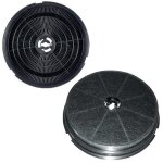Filtre charbon rond type 180 cr300 (� l'unit�) (51055 - 2054) (cr300) hotte airlux ariston hotpoint, ...