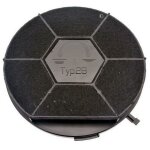 Filtre charbon rond type 28 chf28 / 1 (� l'unit�) 240x34 mm (480181701006, 481281718525) hotte aeg, ariston ...