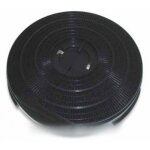 Filtre charbon rond type 34 255mm 290g (� l'unit�) (481281718531, 484000008610) hotte aeg, ariston hotpoint, ...