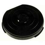 Filtre charbon rond type 34 255mm 290g (� l'unit�) (481281718531, 484000008610) hotte aeg, ariston hotpoint, ...