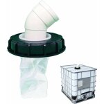 Filtre de cuve 1000 l � 45� avec filtre en nylon lavable pour raccordement de cuve 1000 l, filtre de ...