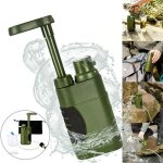 Filtre � eau bundeswehr � 3 �tapes, adoucisseur d'eau potable, usage ext�rieur, camping, traitement de ...