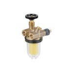 Filtre fioul montube avec retour cote du bruleur fitetage male 1 / 2' cote citerne filetage femelle 1 ...