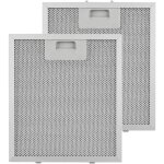 Filtres pour hottes aspirantes - lot de 2 - filtres en aluminium pour hottes aspirantes, 267 x 305 x ...