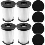 Filtres kzq 4 pour aspirateurs techwood et va20