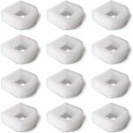 Filtre en mousse de rechange accessoire (pack de 12) pour fontaine � eau pour chat chien animaux - compatible ...