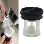 Filtre � peluches de rechange pour machine � laver bauknecht whirlpool 481248058385