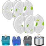 Filtres de rechange pour fontaine pour animaux de compagnie pour fontaine pour chat en acier inoxydable ...