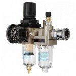 Filtre rgulateur de pression d'air pneumatique manuel 150 psi pour compresseur, sparateur huile - eau ...