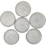 Filtre de remplacement pour machine � caf�, maille en acier inoxydable de 10, 2 cm avec anneau m�tallique ...