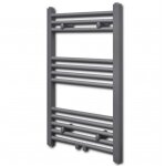 Sche - serviettes eau chaude  rails droits gris de 500 x 764 mm - fimei