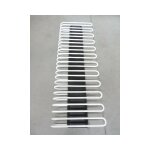 Finimetal - seche - serviette eau - chaude 1198w h. 1822mm l. 600mm couleur noir / blanc s0141 s0142 ...