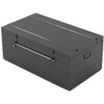 Finish - cantine m�tallique can gris ral 7021, dimensions 800 x 450 x 350 mm, 115 litres - sori