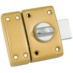 Finish - verrou classique cylindre bouton 50 mm bronze