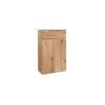 Finori - meuble  chaussures 2 portes 1 tiroir 80x40, 1x129, 4 cm chne - mitz