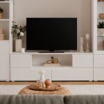 Finori - meuble tv 4 tiroirs 160x40, 1x53 cm blanc - mitz