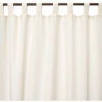 First coton - rideau en polycoton � pattes �cru 140x250