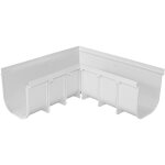 First plast - angle droit pour caniveau pvc s�rie 200 haut