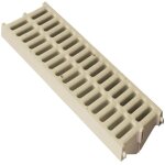 First plast - grille pvc anti - choc renforcée 75kn 200x500mm sable First plast - grille pvc anti - choc renforcée 75kn 200x500mm sable