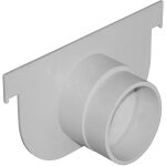 First plast - naissance de fond pvc sortie � f75 m80 pour caniveau s�rie 200