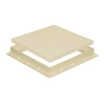 First plast - tampon de sol pvc l�ger 187 x 187 mm avec cadre anti - choc 200 x 200 mm - 11, 00 kn - ...