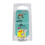 Oeillets 6mm x 48 pcs laiton sans outils de pose