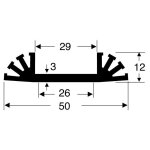 Dissipateur thermique fischer elektronik sk 31 37, 5 sa 10019722 8 k / w (l x l x h) 37. 5 x 50 x 12 ...