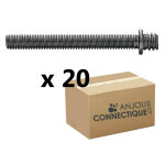 20 pattes  vis mtaux 7x150 - 5 x 60 mm fischer