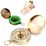 Boussole fishtec phosphorescente gold