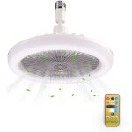 Fishtec - ventilateur de plafond orientable et t�l�command�