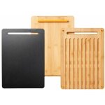 Fiskars - 3 planches � d�couper functional form bamboo