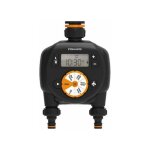Fiskars ? programmateur d'arrosage num�rique avec raccord pivotant ergonomique ? alimentation 2 piles ...