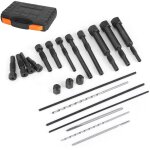 Fitags - 22pcs m8 m10 kit de dmontage d'lectrodes de bougie de prchauffage en acier outil