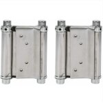 Fitags - 2pcs charnires  ressort double action en acier inox charnires de porte de saloon gond porte ...