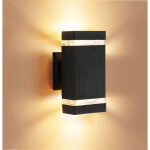 Fitags applique murale ext�rieure / int�rieure led, 12w ip65 �tanche pared up and down applique , 3000k ...