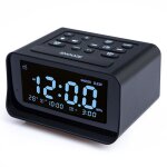 Fitags - contrôleur de montre radio numérique avec double chargeur usb pour dortoir, volume d'alarme ... Fitags - contrôleur de montre radio numérique avec double chargeur usb pour dortoir, volume d'alarme ...