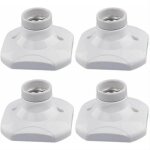 Fitags - douille d'ampoule led e27, douille e27 en céramique et base en plastique, douille murale e27, ... Fitags - douille d'ampoule led e27, douille e27 en céramique et base en plastique, douille murale e27, ...