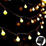 Guirlande lumineuse solaire d'extérieur avec 60 led, 11m, 8 modes lampes solaires imperméables, lampes ... Guirlande lumineuse solaire d'extérieur avec 60 led, 11m, 8 modes lampes solaires imperméables, lampes ...