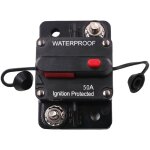 Fitags - interrupteur automatique tanche 50 a, 12 v cc - 48 v, avec rinitialisation manuelle, pour ...
