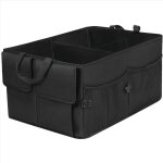 Organisateur de coffre de voiture, sac de rangement pliable pour coffre de voiture avec bac de rangement ... Organisateur de coffre de voiture, sac de rangement pliable pour coffre de voiture avec bac de rangement ...