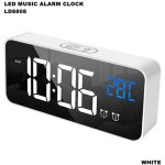 Fitags - réveil numérique, horloge numérique matin réveil led miroir grand écran température / snooze ... Fitags - réveil numérique, horloge numérique matin réveil led miroir grand écran température / snooze ...