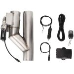 Tuyau d'chappement lectrique de voiture, 2. 5in 63 mm kit  tlcommande de valve de commande de tuyau ...