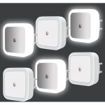 Fitags veilleuse enfant led automatique lot de 6, lampe veilleuse enfant avec capteur de lumi�re, veilleuse ...