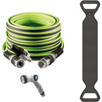 Fitt force plus 1 / 2  15 m, tuyau d'arrosage compact et lger pour usage intensif avec lance, pistolet ...