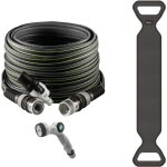 Fitt - force plus 5 / 8' 15 m, tuyau d'arrosage compact et lger pour usage intensif avec lance, pistolet ...