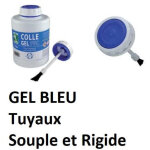 Fitt interplast colle pvc gel bleu interfix pour pvc souple 250 ml