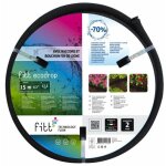 Kit tuyau d'irrigation poreux 13 - 16 mm - 15 m / 1 raccord et 1 bouchon - fitt