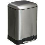 5five simply smart - poubelle  pdale mtal 6l ariane inox - 5five